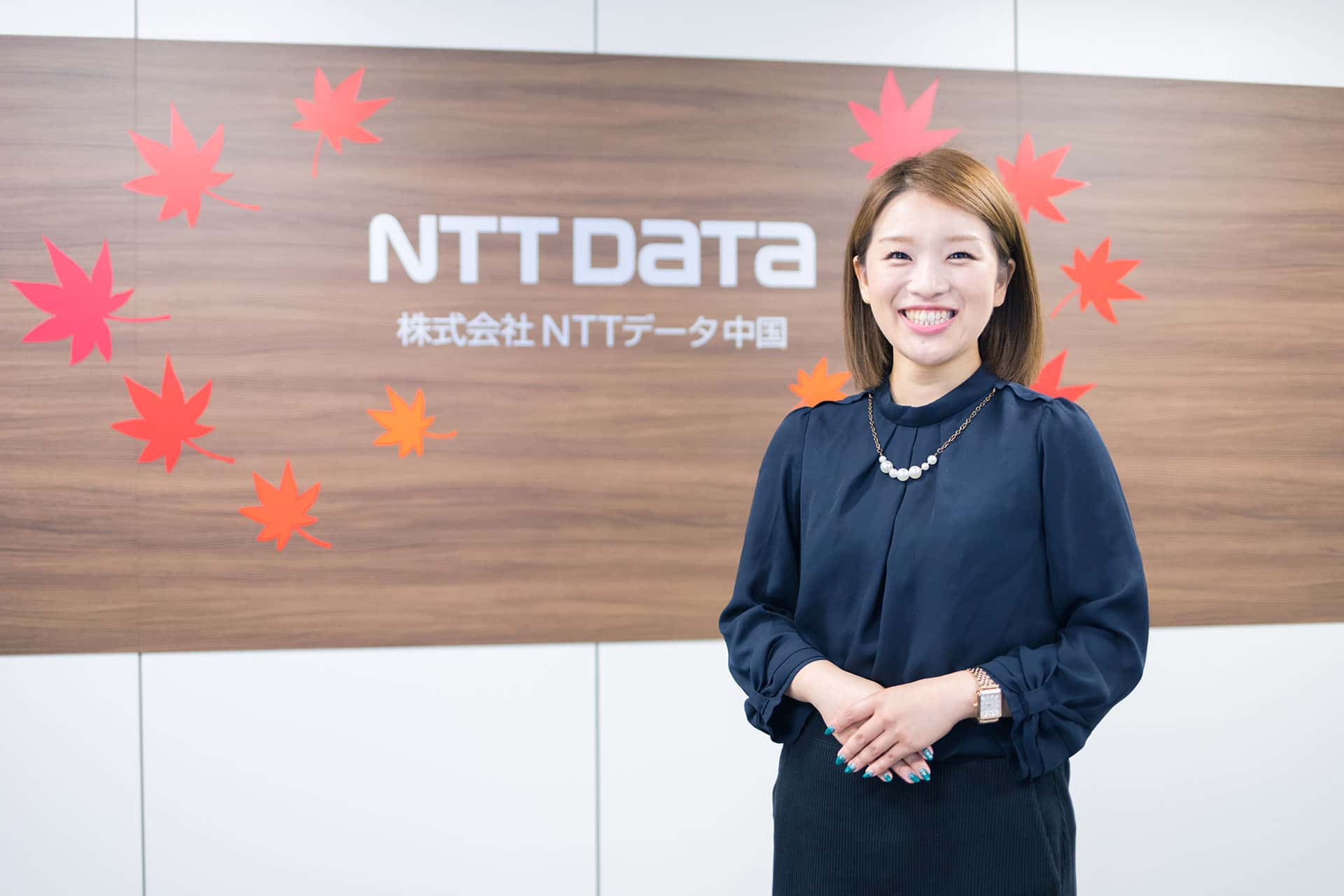 NTT金阪真優さんインタビューの様子